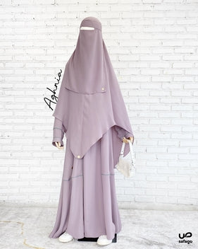 Aghnia Set Toadstool (niqab dijual terpisah) - 20