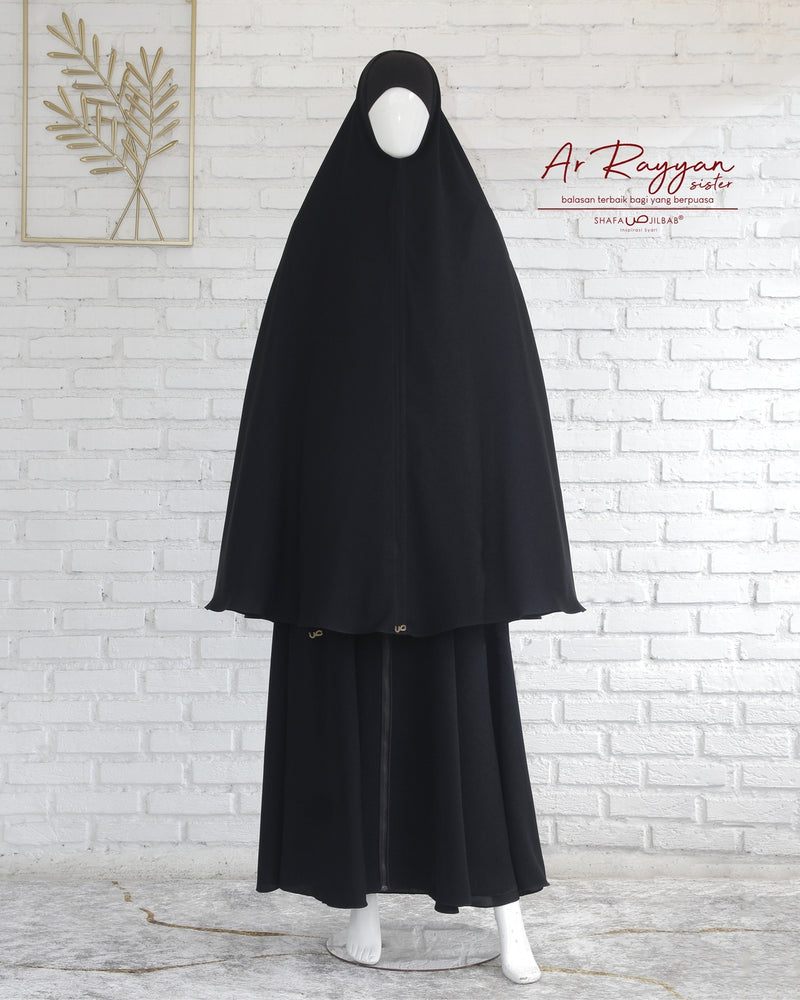 Ar Rayyan Sister Set Black (niqab dijual terpisah) - 20