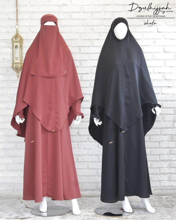 Dzulhijjah Set Black (niqab dijual terpisah) - 20