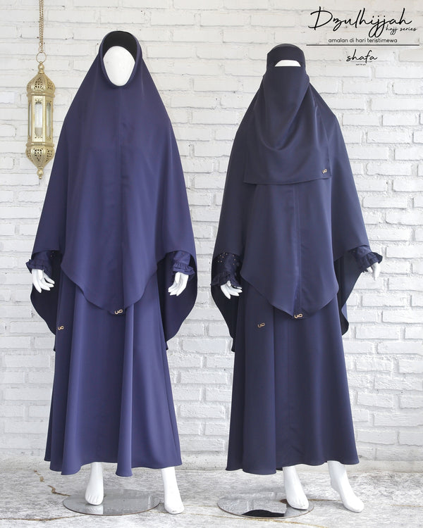 Dzulhijjah Set Navy (niqab dijual terpisah) - 20