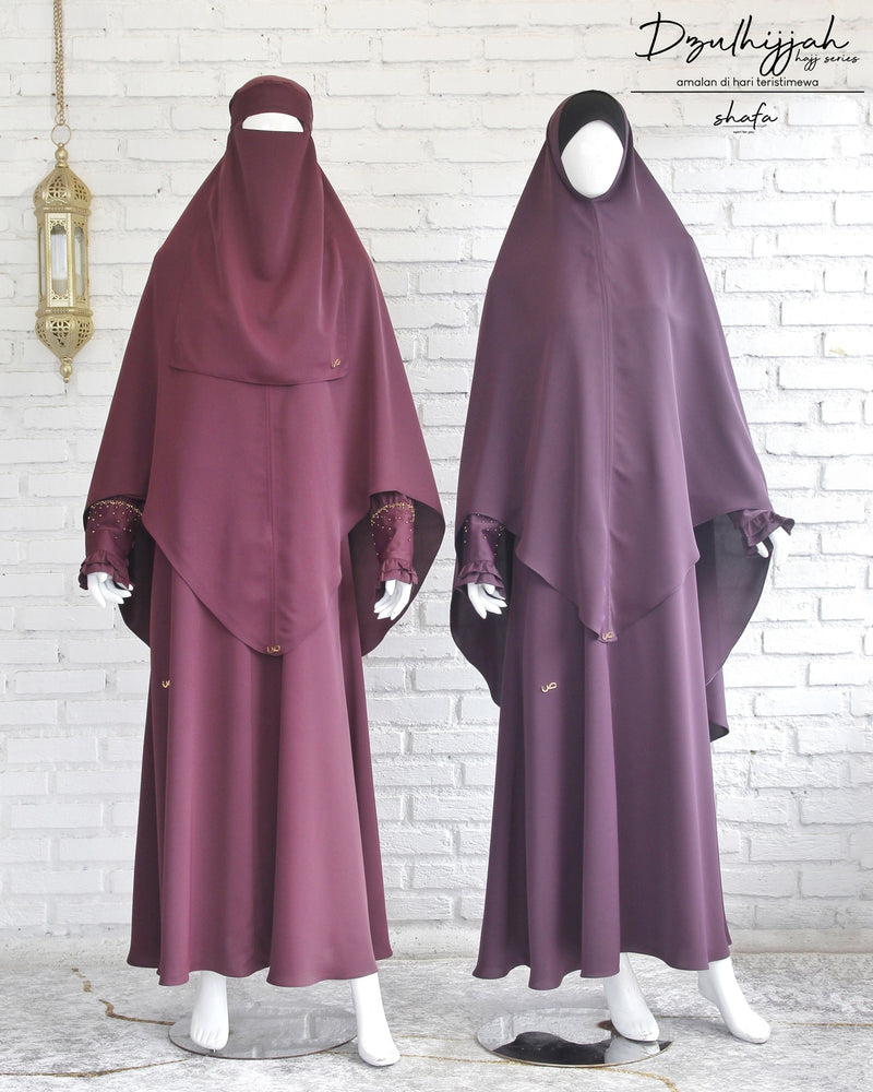 Dzulhijjah Set Purple (niqab dijual terpisah) - 20