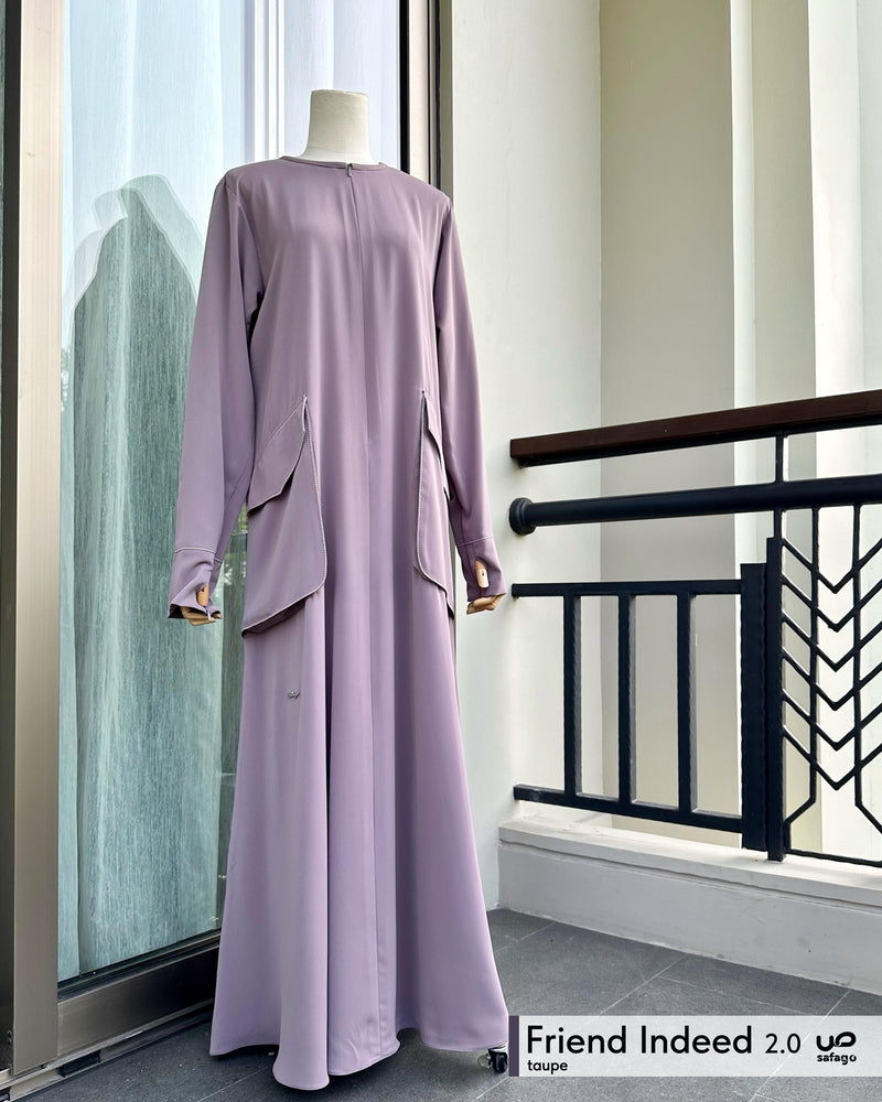 Friend Indeed 2.0 Safago Silver Gamis Taupe - 20