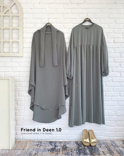 Friend in Deen 1.0 Safago Gold Gamis Kale (gamis only) - 20