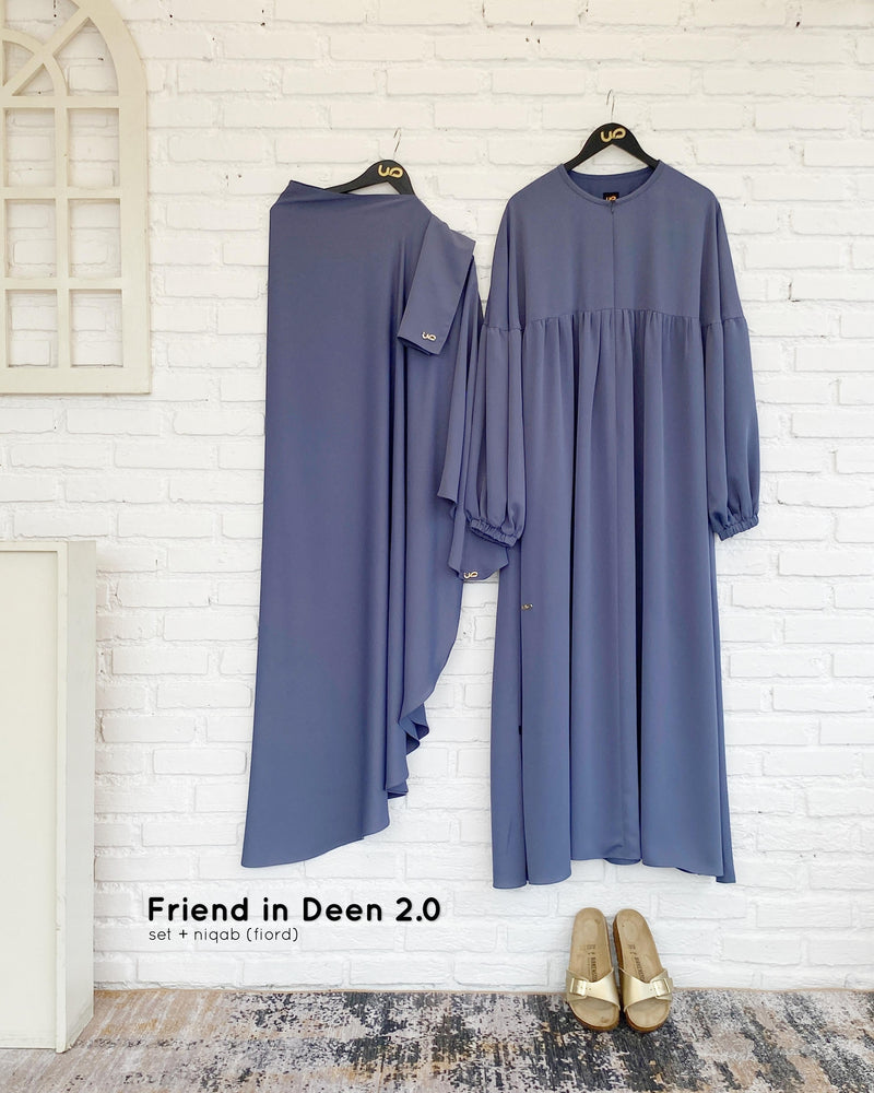 Friend in Deen 2.0 Safago Gold Set Fiord (niqab dijual terpisah) - 20