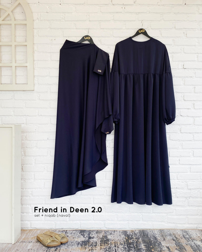 Friend in Deen 2.0 Safago Gold Set Naval (niqab dijual terpisah) - 20