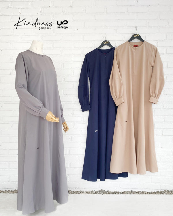 Kindness Gamis 8.0 Shafa Silver Gray Icy- 20