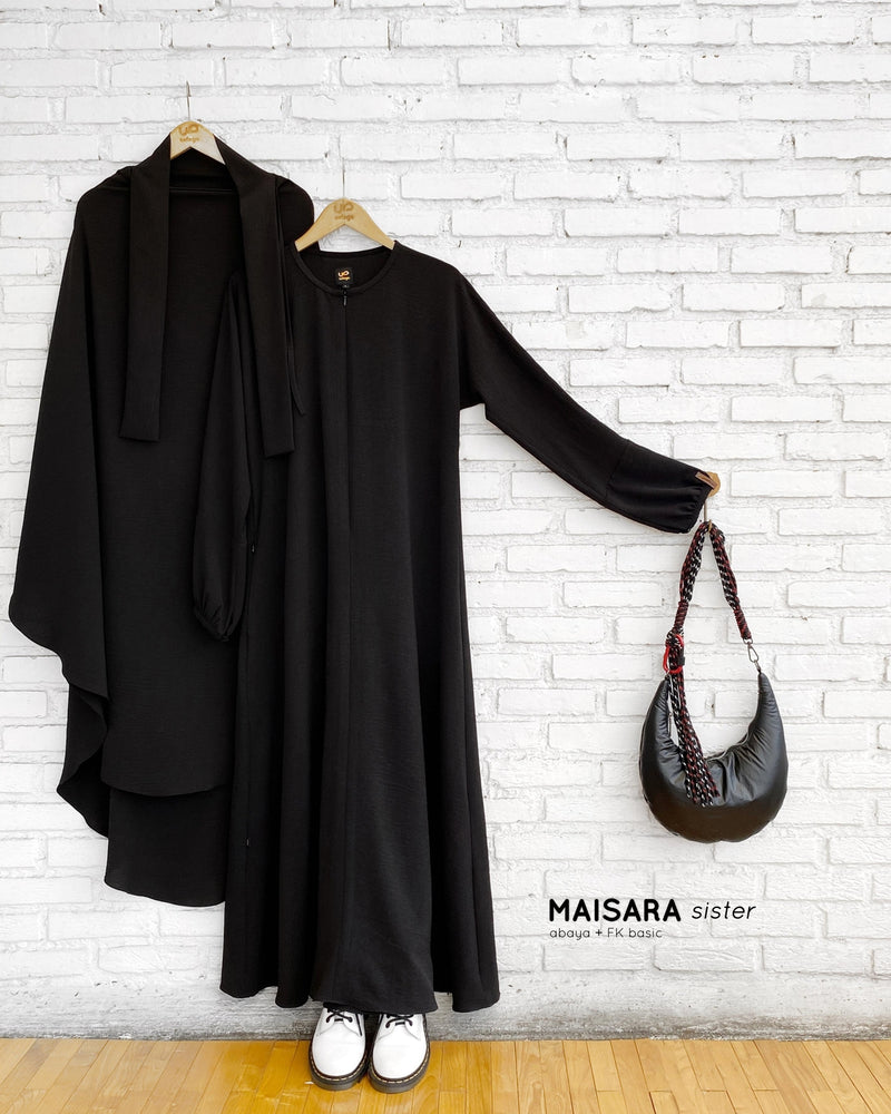 Maisara Sister Abaya Black (abaya only) - 20