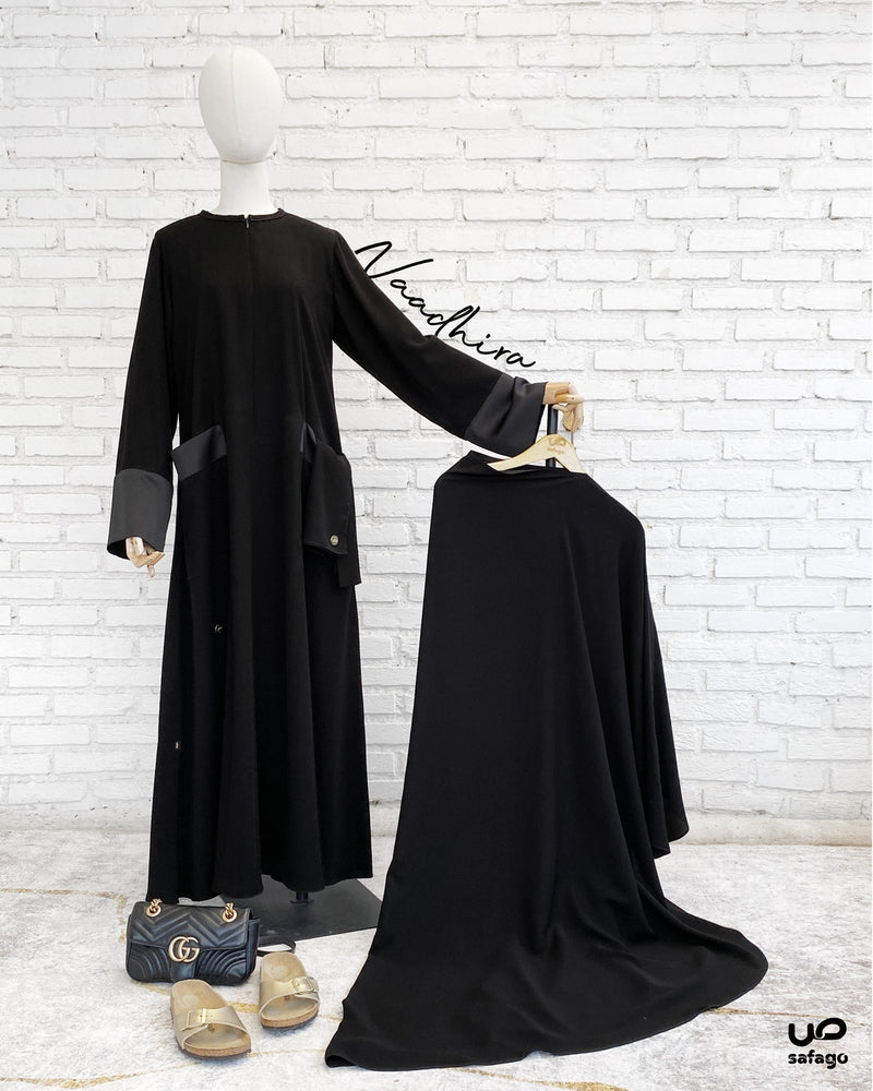 Naadhira Set Black (niqab dijual terpisah) - 20