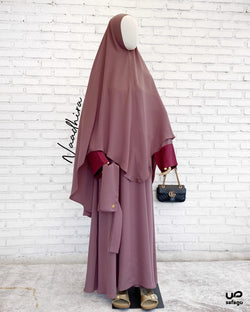 Naadhira Set Cassis (niqab dijual terpisah) - 20