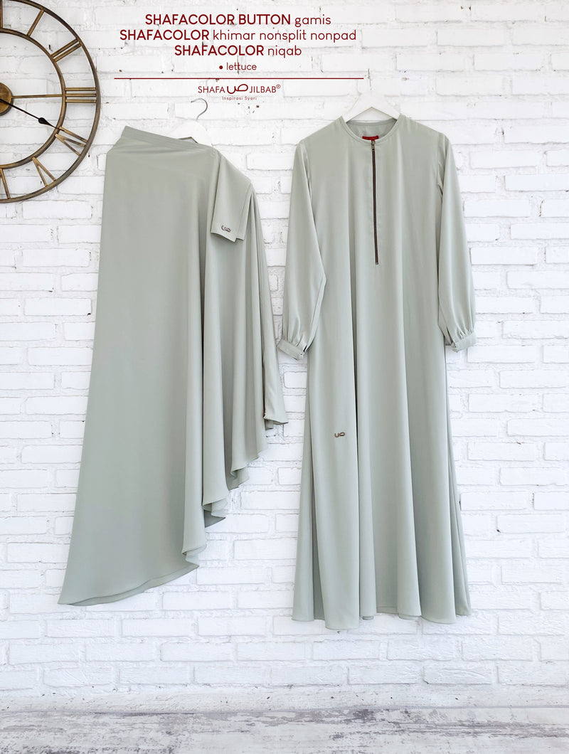 ShafaColor Gamis Button Lettuce JUNI23 (gamis only) - 20