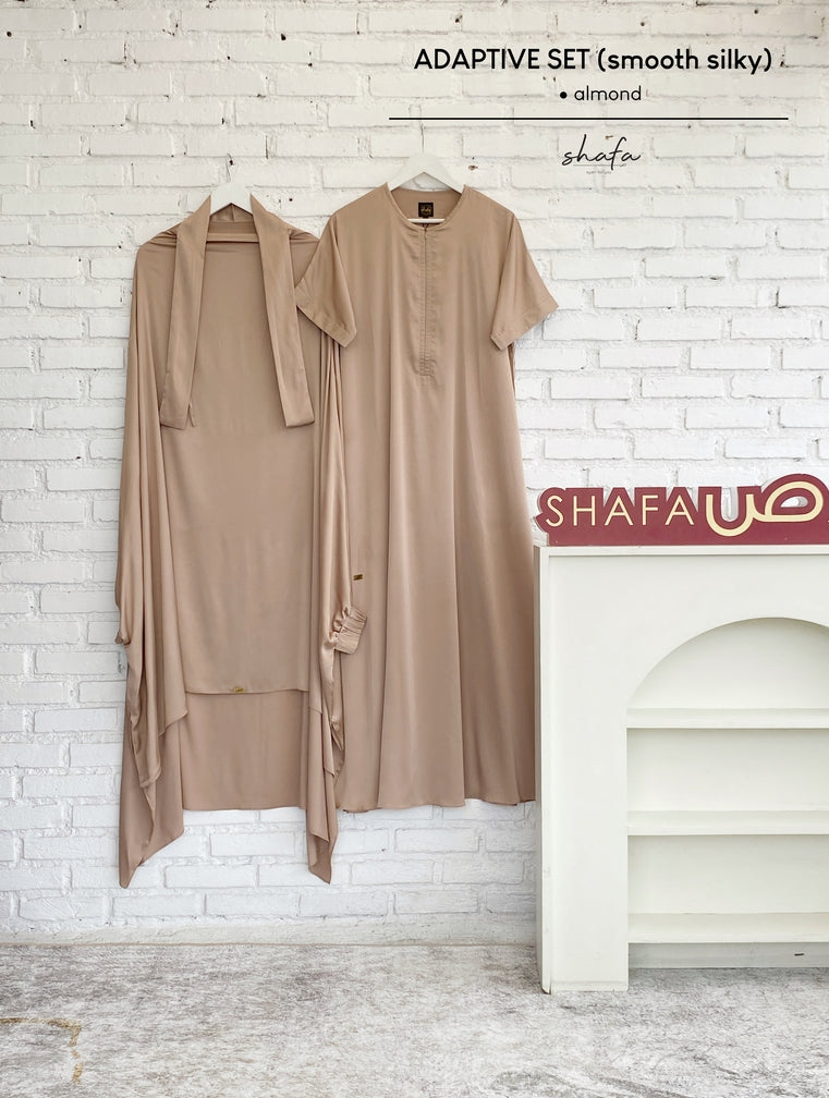 Adaptive Dress (smooth silky) (dress only) Almond - 20