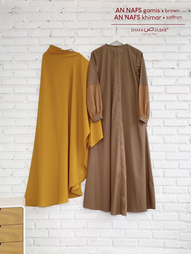 An Nafs Gamis Brown (gamis only) - 20