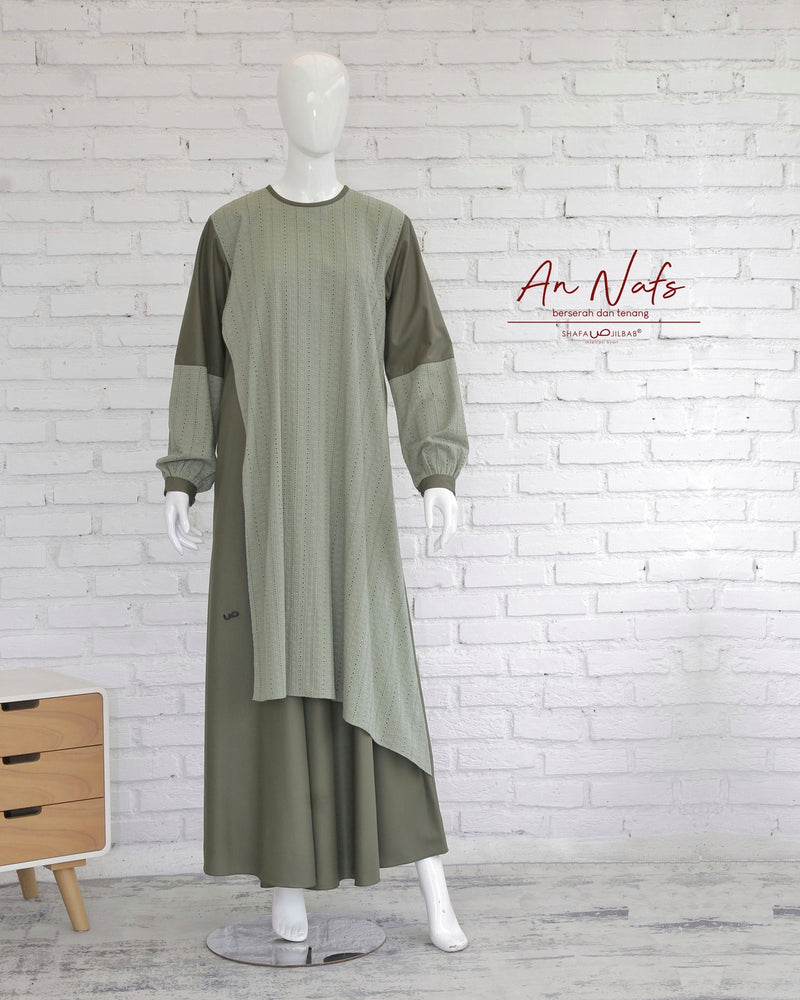 An Nafs Gamis Moss (gamis only) - 20