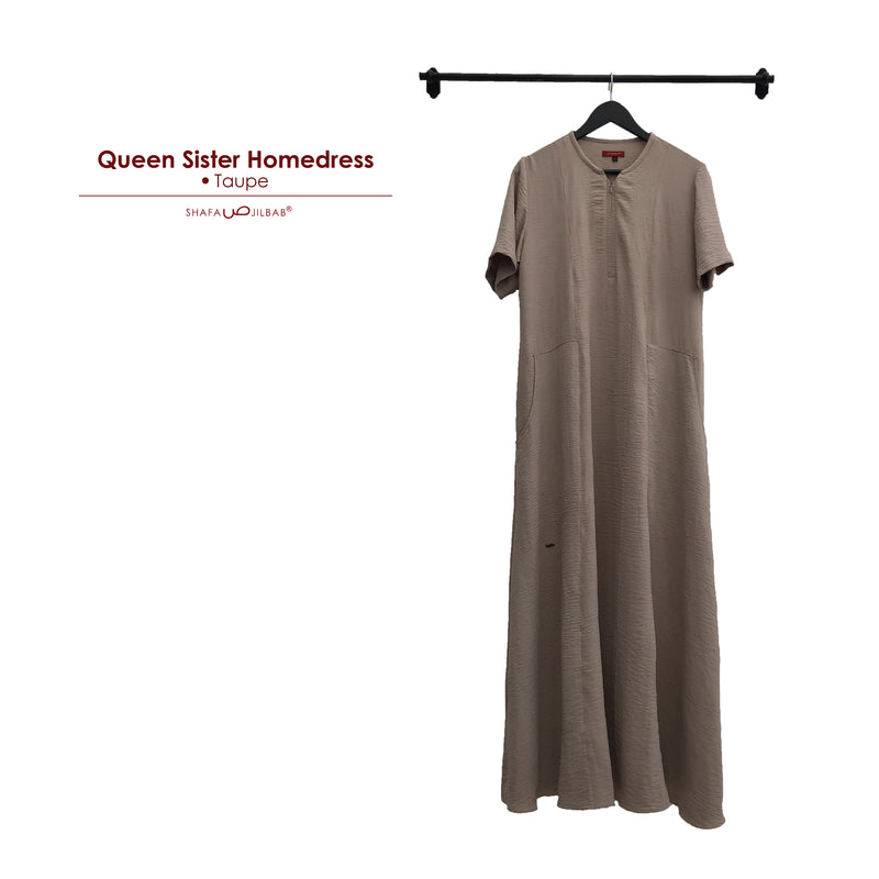Queen Sister Homedress Taupe - 20